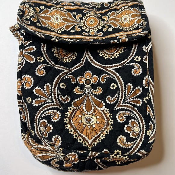 Vera Bradley Black/Brown Lunch/Cosmetics bag small - Picture 2 of 5